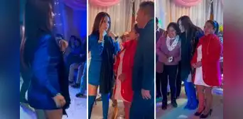 Rosángela Espinoza se luce bailando saya en Puno por el compromiso de su hermano