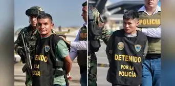 Camaradas ‘Carlos’ y ‘Dylan’ llegaron a Lima tras ser capturados en Ayacucho Camaradas ‘Carlos’ y ‘Dylan’ llegaron a Lima tras ser capturados en Ayacucho
