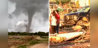 Violento tornado arrasa Texas: deja al menos 3 muertos y más de 100 heridos Violento tornado arrasa Texas: deja al menos 3 muertos y más de 100 heridos