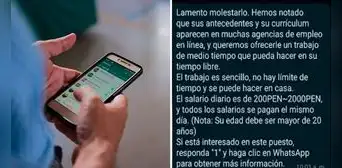 ¿Qué hacer si recibes el mensaje de estafa "Te pago por comentar" que circula en WhatsApp? ¿Qué hacer si recibes el mensaje de estafa "Te pago por comentar" que circula en WhatsApp?