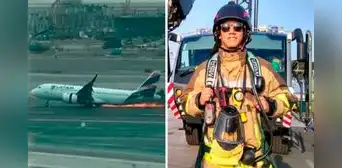 Fallece bombero que sobrevivió a trágico accidente en aeropuerto Jorge Chávez Fallece bombero que sobrevivió a trágico accidente en aeropuerto Jorge Chávez