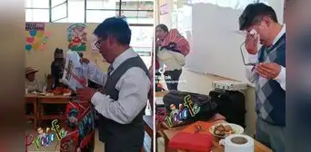 Profesor se emocionó hasta las lágrimas tras recibir regalos por Día del Padre en Junín: “Qué hermoso” Profesor se emocionó hasta las lágrimas tras recibir regalos por Día del Padre en Junín: “Qué hermoso”