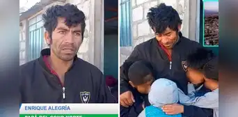 Día del Padre: hombre saca adelante a sus 4 hijos que fueron abandonados por su madre en Arequipa Día del Padre: hombre saca adelante a sus 4 hijos que fueron abandonados por su madre en Arequipa