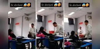 Alumno de la UCV declara su amor a su compañera y redes advierten: “Nunca de la misma carrera”