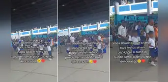 Graban a niño junto a su abuelito en actuación del colegio: “Gracias, papá, por llenar de amor a mi hijo” Graban a niño junto a su abuelito en actuación del colegio: “Gracias, papá, por llenar de amor a mi hijo”