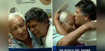 Fue abandonado por su padre a los 5, pero se reecontraron en Lima tras 45 años: "No te culpo, papá"
