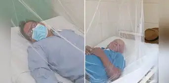 Padres pasan su día postrados en camas de hospital por dengue en Trujillo Padres pasan su día postrados en camas de hospital por dengue en Trujillo