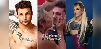 "La casa de los famosos": Nicola Porcella y Wendy se besaron por primera vez en el reality
