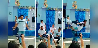 Padres arman coreografía de Skándalo para actuación escolar y la rompen en TikTok