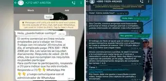 "Gana S/170 soles al día": denuncian nueva modalidad de estafa con cuento del trabajo por WhatsApp