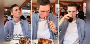 Peruana le invita chicharrón a su novio danés y este queda impresionado: “La mejor comida es de Perú”