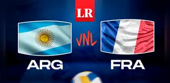 Argentina vs. Francia EN VIVO: ¿a qué hora y dónde ver el partido por la VNL 2023?