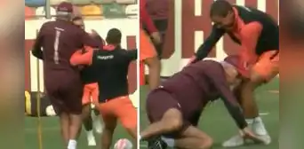 Succar no tuvo piedad y se 'bajó' a Fossati: DT cayó y causó la risa de todos los jugadores