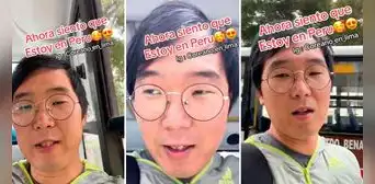 Coreano dice "esquina baja" en bus peruano y causa asombro en redes: "Ya aprendió" Coreano dice "esquina baja" en bus peruano y causa asombro en redes: "Ya aprendió"