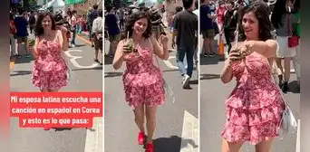 Latina impresiona con baile y canto en plena calle de Corea del Sur: "¡Qué gran actitud!" Latina impresiona con baile y canto en plena calle de Corea del Sur: "¡Qué gran actitud!"