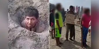 Vecinos entierran a ladrón hallado robando en una vivienda de Chimbote
