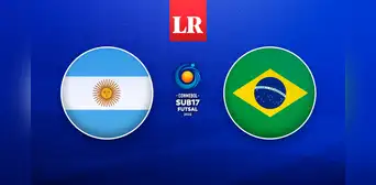 Argentina vs. Brasil EN VIVO por el Sudamericano Sub-17 de Futsal: ¿dónde y a qué hora ver el partido?