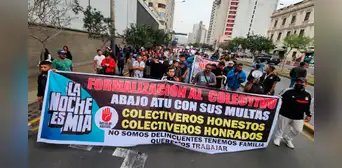 Rímac: colectiveros bloquearon avenida prolongación Tacna en protesta para ser formalizados Rímac: colectiveros bloquearon avenida prolongación Tacna en protesta para ser formalizados