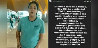 Pamela Cabanillas se entregó voluntariamente a las autoridades en España y afirma estar embarazada