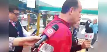 Reynoso y su irónico mensaje a la prensa que lo esperó a su llegada: "Nadie los citó aquí" Reynoso y su irónico mensaje a la prensa que lo esperó a su llegada: "Nadie los citó aquí"