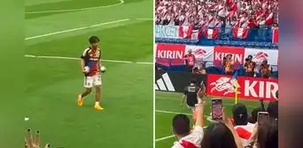 Takefusa Kubo y el noble gesto que tuvo con hinchas peruanos mucho antes de arrojar la camiseta Takefusa Kubo y el noble gesto que tuvo con hinchas peruanos mucho antes de arrojar la camiseta