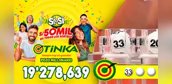 ¡La Tinka REVENTÓ!: Descubre los números ganadores del sorteo del 21 de julio ¡La Tinka REVENTÓ!: Descubre los números ganadores del sorteo del 21 de julio
