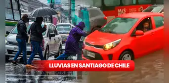 [EN VIVO] Fuertes lluvias en Santiago hoy: suspensión de clases, inundaciones y las últimas noticias