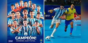 Argentina es campeón del Sudamericano Sub-17 de futsal tras derrotar 2-1 a Brasil Argentina es campeón del Sudamericano Sub-17 de futsal tras derrotar 2-1 a Brasil