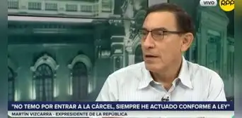 "No le temo a la cárcel": Martín Vizcarra se pronuncia por denuncia constitucional del Congreso "No le temo a la cárcel": Martín Vizcarra se pronuncia por denuncia constitucional del Congreso