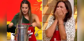 Valeria Piazza confunde una olla con un colador y su mamá queda en SHOCK: "Me están atolondrando"