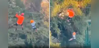 Niño de 6 años cae 12 metros desde una tirolesa hacia el suelo y resulta ileso en México Niño de 6 años cae 12 metros desde una tirolesa hacia el suelo y resulta ileso en México
