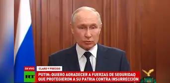 Conflicto en Rusia: Putin ofrece al grupo Wagner unirse al ejército o irse a Bielorrusia Conflicto en Rusia: Putin ofrece al grupo Wagner unirse al ejército o irse a Bielorrusia