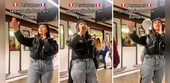 Peruana imita a cobradora de combi en Europa y se vuelve viral: "Al fondo hay sitio" Peruana imita a cobradora de combi en Europa y se vuelve viral: "Al fondo hay sitio"