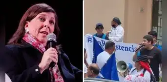 Rosa María Palacios denuncia que La Resistencia nuevamente le acosa en su domicilio