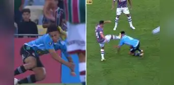 Lima le pateó la cabeza a Pretell en la cara del árbitro: no le sacó amarilla ni revisaron el VAR Lima le pateó la cabeza a Pretell en la cara del árbitro: no le sacó amarilla ni revisaron el VAR
