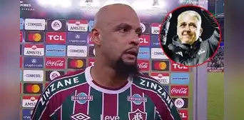 Felipe Melo valoró el trabajo de Tiago Nunes en Cristal tras partidazo en el Maracaná