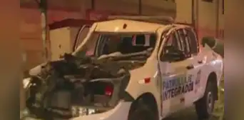 La Victoria: camioneta de serenazgo impacta contra camión y deja una serena herida La Victoria: camioneta de serenazgo impacta contra camión y deja una serena herida