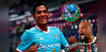 Hinchas de Sporting Cristal se rindieron ante Joao Grimaldo tras partido ante Fluminense