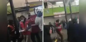 Inspectores de la Sutrán y transportistas desatan pelea campal durante operativo en Arequipa Inspectores de la Sutrán y transportistas desatan pelea campal durante operativo en Arequipa
