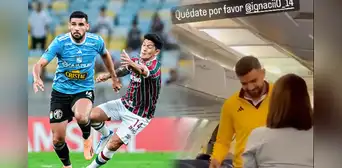 Hinchas de Cristal le ruegan a Ignácio en el avión que no se vaya: "Te doy la mitad de mi sueldo" Hinchas de Cristal le ruegan a Ignácio en el avión que no se vaya: "Te doy la mitad de mi sueldo"