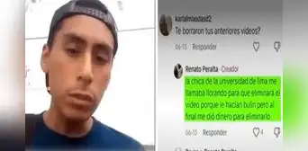 Tiktoker extorsionaba a jóvenes pidiendo dinero a cambio de borrar sus videos de ‘Beso o cachetada’