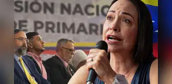 María Corina Machado responde a la inhabilitación de Maduro: "El régimen sabe que está derrotado" María Corina Machado responde a la inhabilitación de Maduro: "El régimen sabe que está derrotado"