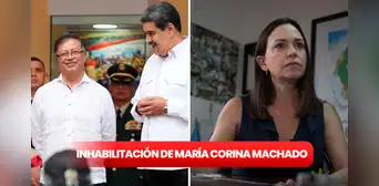 ¿Qué dijo Gustavo Petro sobre la inhabilitación de María Corina Machado?
