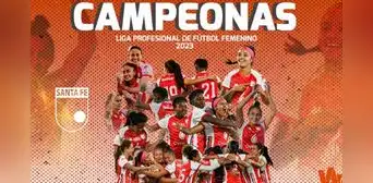 ¡Santa Fe campeón! Las Leonas consiguen su tercer título de la Liga Femenina BetPlay 2023