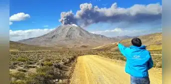 Volcán Ubinas: declaran alerta naranja por aumento permanente de actividad sísmica Volcán Ubinas: declaran alerta naranja por aumento permanente de actividad sísmica