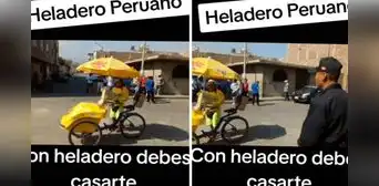 Heladero sorprende cantando "Oficios del amor" y se vuelve viral: “Con policía quieres casarte”