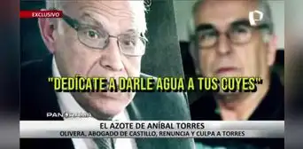 Pedro Castillo: Guillermo Olivera se pelea con Aníbal Torres por defensa de expresidente Pedro Castillo: Guillermo Olivera se pelea con Aníbal Torres por defensa de expresidente