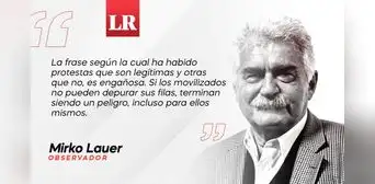 Movilizaciones como cancha, por Mirko Lauer