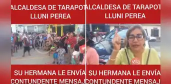 Hermana de alcaldesa de Tarapoto le exige cumplir promesas: “Te dije que la gente se iba a levantar” Hermana de alcaldesa de Tarapoto le exige cumplir promesas: “Te dije que la gente se iba a levantar”