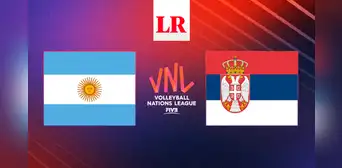 Argentina vs. Serbia EN VIVO por el Nations League Vóley: ¿dónde ver el partido y a qué hora juegan? Argentina vs. Serbia EN VIVO por el Nations League Vóley: ¿dónde ver el partido y a qué hora juegan?